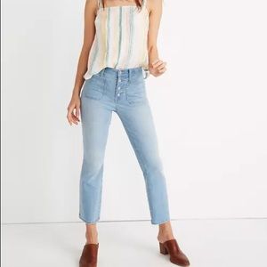 Madewell Cali Demi Boot Jeans Quince Wash - 25